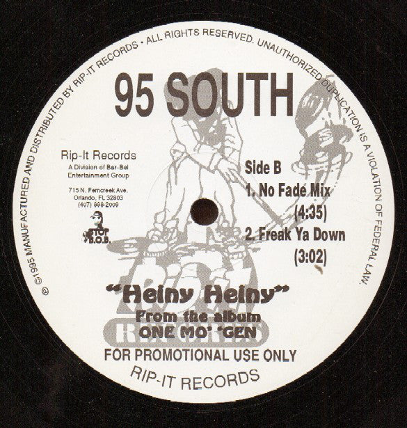 95 South : Heiny Heiny (12", Promo)