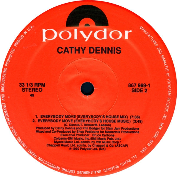 Cathy Dennis : Everybody Move (12")