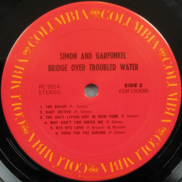 Simon & Garfunkel : Bridge Over Troubled Water (LP, Album, RE)