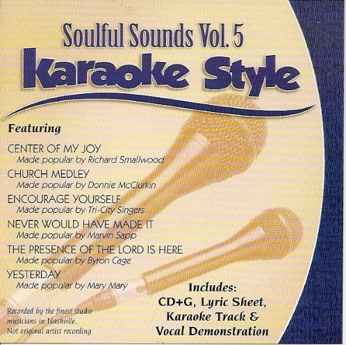 Unknown Artist : Soulful Sounds Vol. 5 - Karaoke Style (CD+G)