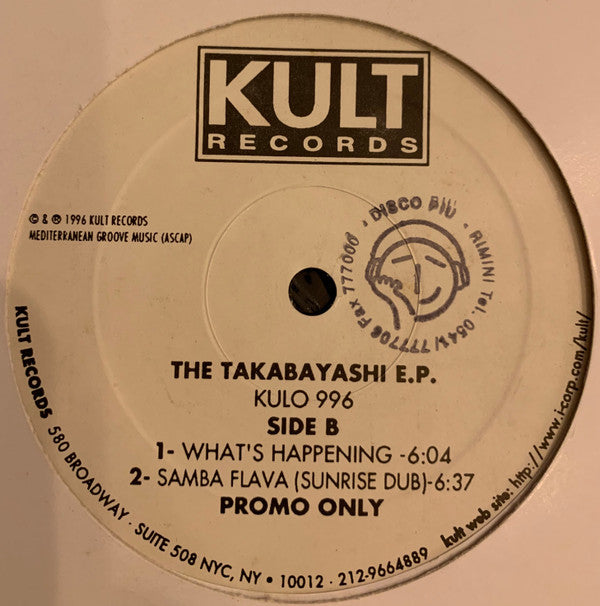 Yukiyo Takabayashi : The Takabayashi EP (12", EP, Promo)
