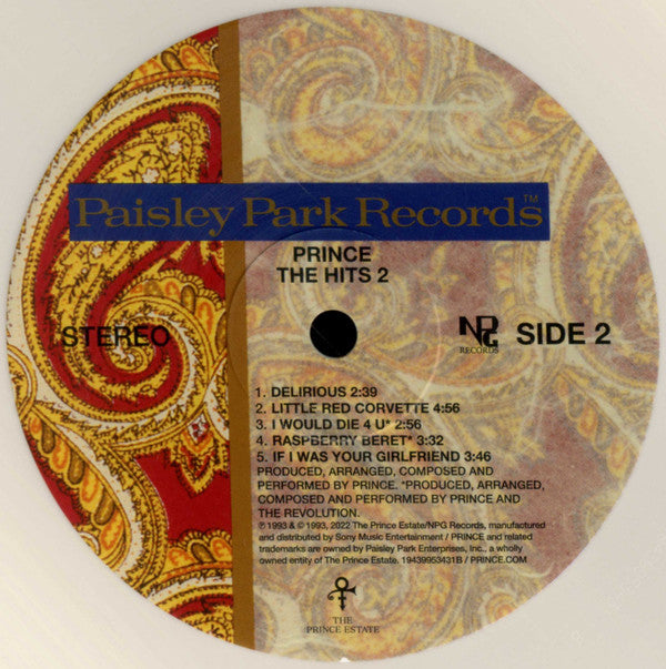 Prince : The Hits 2 (2xLP, Comp, Ltd, RE, Cre)