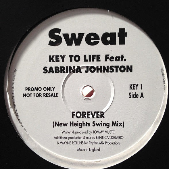 Key To Life Feat. Sabrina Johnston : Forever (12", S/Sided, Promo)