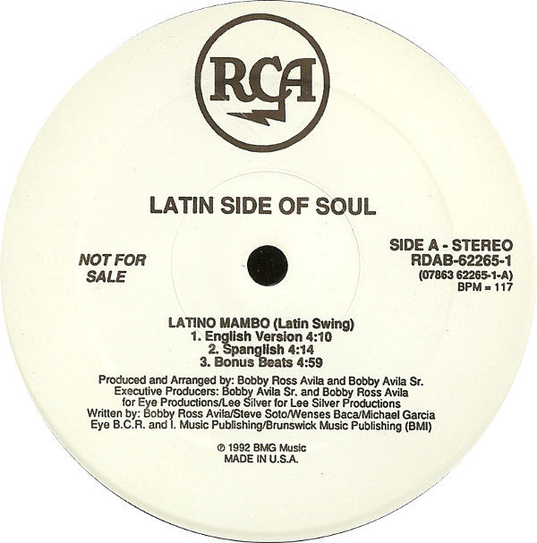 Latin Side Of Soul : Latino Mambo (Latin Swing) (12", Promo)