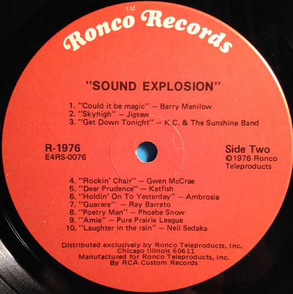 Various : Sound Explosion (LP, Comp)
