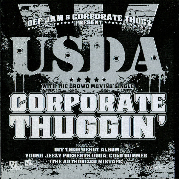 U.S.D.A. : Corporate Thuggin' / Go Getta (Remix) (12", Promo)