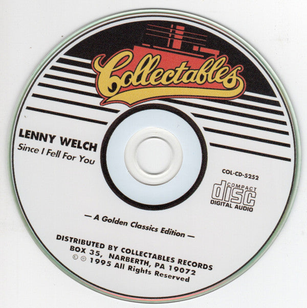 Lenny Welch : Since I Fell For You (CD)