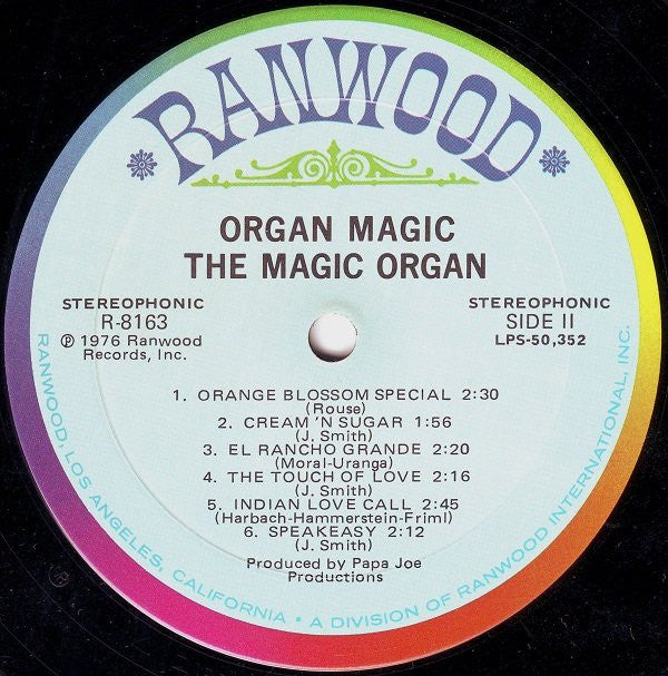 The Magic Organ : Organ Magic (LP, Album, Mon)