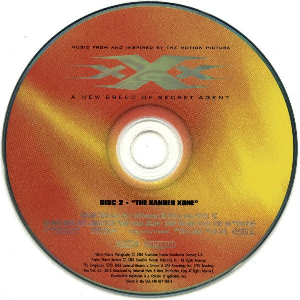 Various : Music From And Inspired By The Motion Picture xXx (A New Breed Of Special Agent) (2xCD, Comp, Ltd)