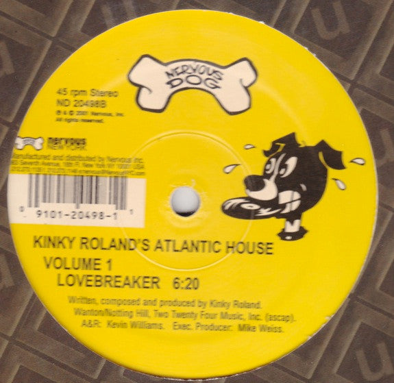 Kinky Roland : Kinky Roland's Atlantic House Volume 1 (12")