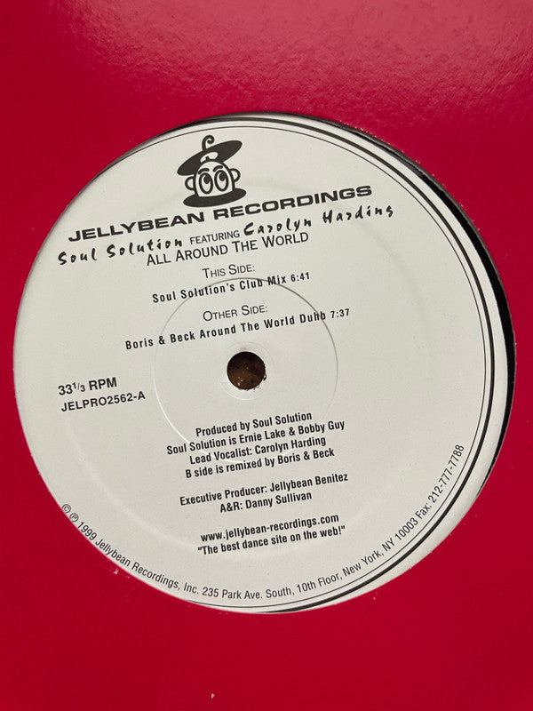 Soul Solution Featuring Carolyn Harding : All Around The World (12")