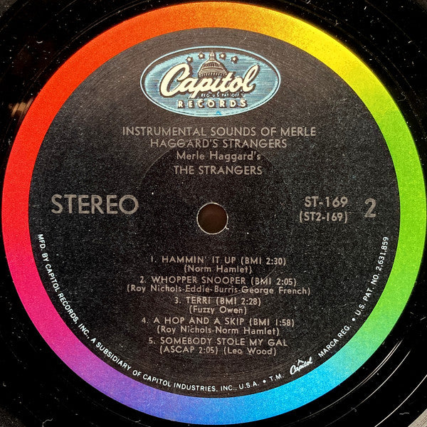 The Strangers (5) : The Instrumental Sounds Of Merle Haggard's Strangers (LP, Album)