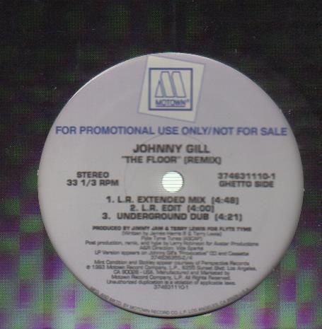 Johnny Gill : The Floor (Remix) (12", Promo)