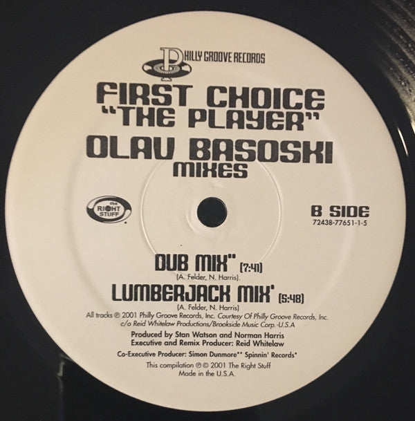 First Choice : The Player (Olav Basoski Mixes) (12")