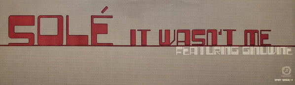 Solé : It Wasn't Me (Remix) (12", Promo)