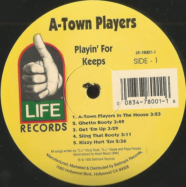 A-Town Players : Playin' For Keeps (LP, Album)