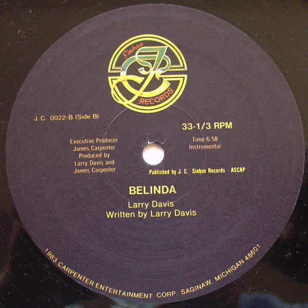 Larry Davis (9) : Belinda (12")