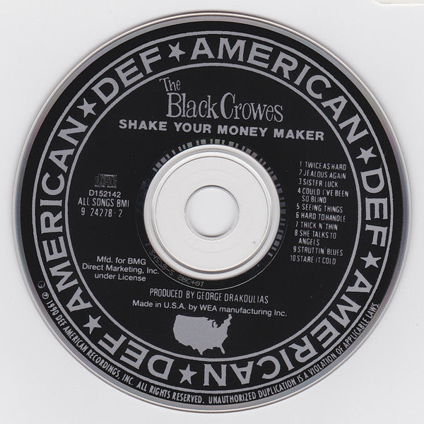 The Black Crowes : Shake Your Money Maker (CD, Album, Club)