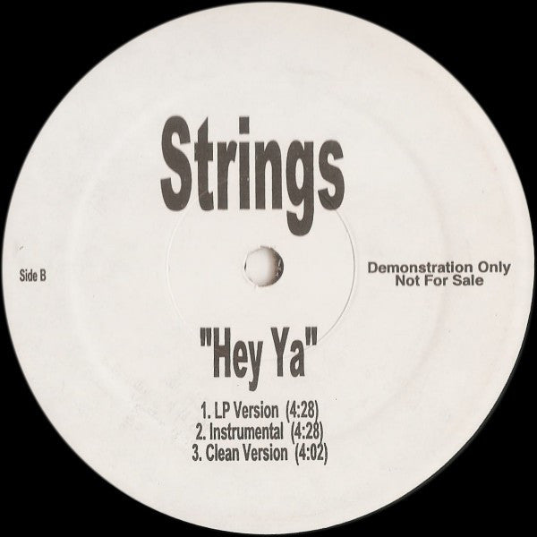 Strings : Tongue Song / Hey Ya (12", Single, Promo)
