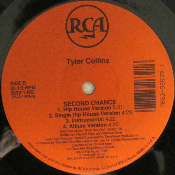 Tyler Collins : Second Chance (12")