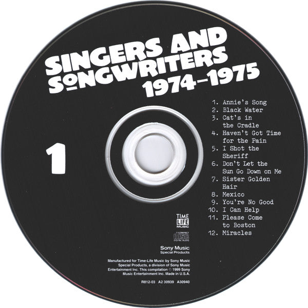 Various : Singers And Songwriters 1974-1975 (2xCD, Comp)