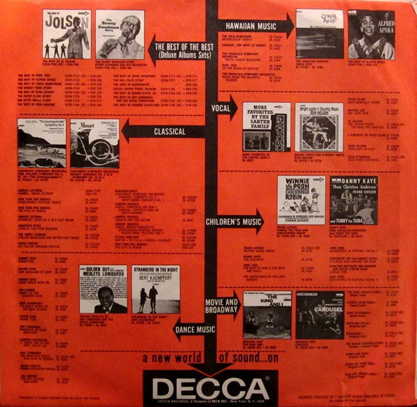 Al Jolson : The World's Greatest Entertainer (LP, Album, Mono)