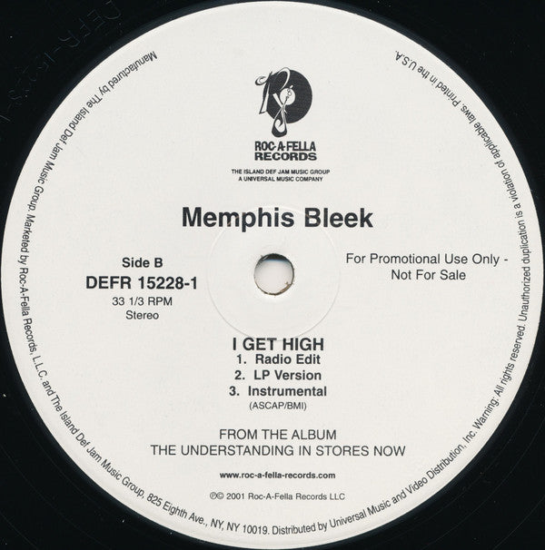 Memphis Bleek : Do My (12", Single, Promo)