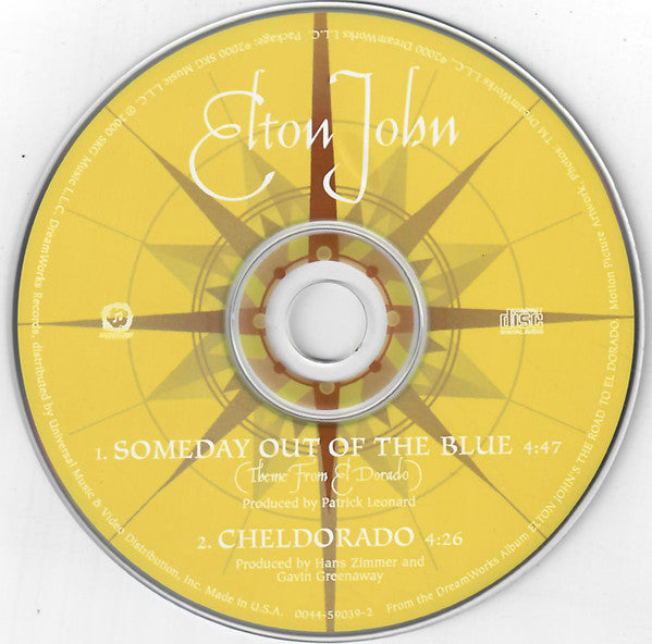 Elton John : Someday Out Of The Blue (Theme From El Dorado) (CD, Single)