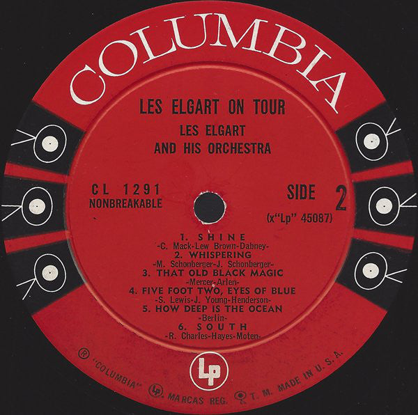 Les Elgart : On Tour (LP, Album, Mono)