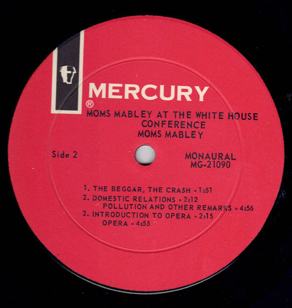 Moms Mabley : At The White House Conference (LP, Album, Mono)