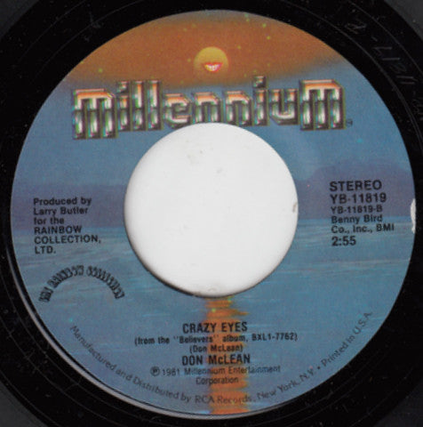 Don McLean : Castles In The Air (7", Single, Styrene, Ind)