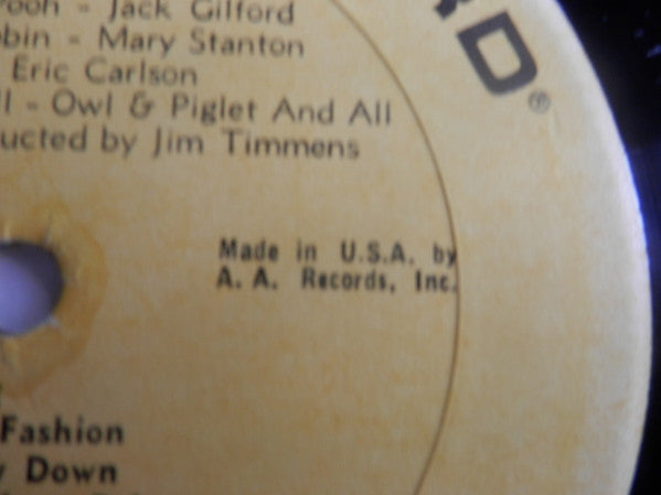 Jack Gilford : Winnie-The-Pooh: 17 Songs From The Pooh Song Book (LP)