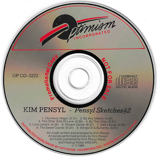 Kim Pensyl : Pensyl Sketches #2 (CD, Album, Promo)