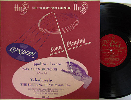Mikhail Ippolitov-Ivanov, Pyotr Ilyich Tchaikovsky, Roger Désormière, Orchestre De La Société Des Concerts Du Conservatoire : Cucasian Sketches & The Sleeping Beauty Ballet Suite (LP, Mono)