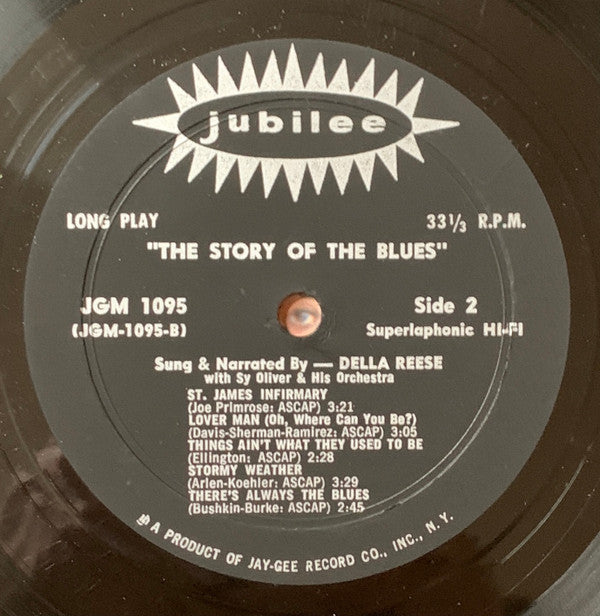 Della Reese : The Story Of The Blues (LP, Album, Mono)