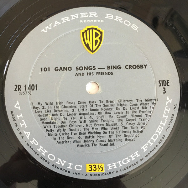 Bing Crosby : 101 Gang Songs (2xLP, Album, Gat)