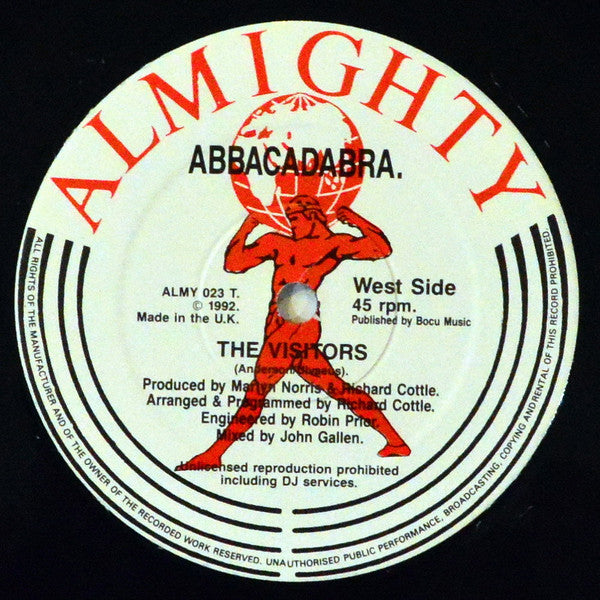 Abbacadabra : The Visitors b/w One Of Us (12")
