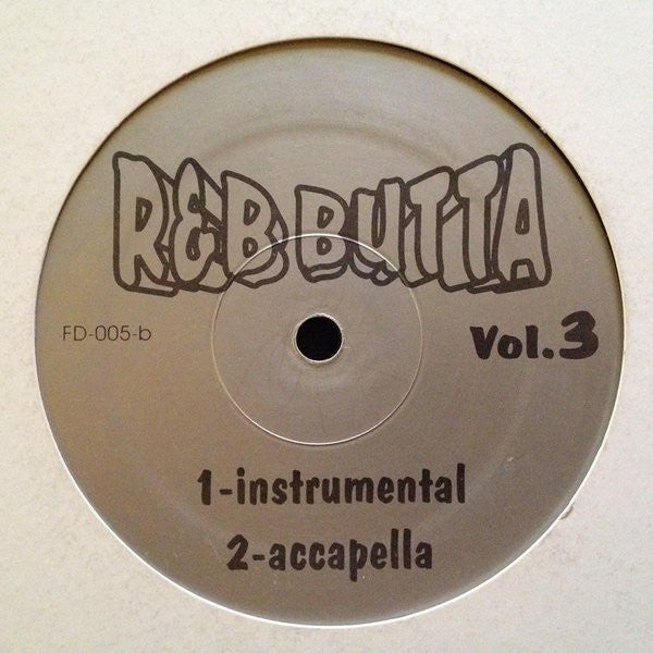 Unknown Artist : R&B Butta Vol. 3 (12")