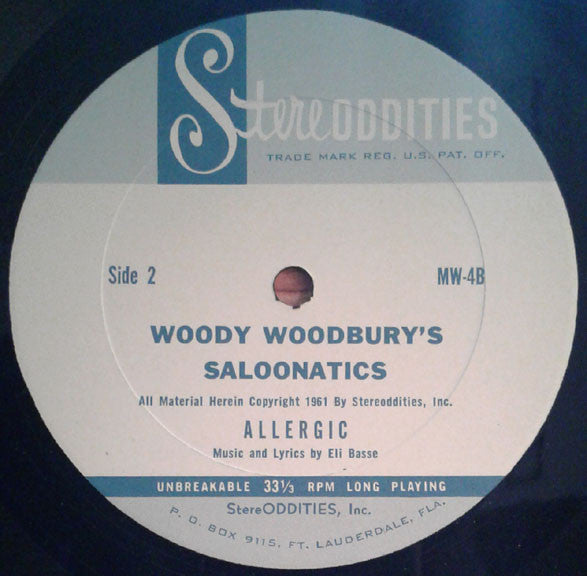 Woody Woodbury : Woody Woodbury's Saloonatics (LP)