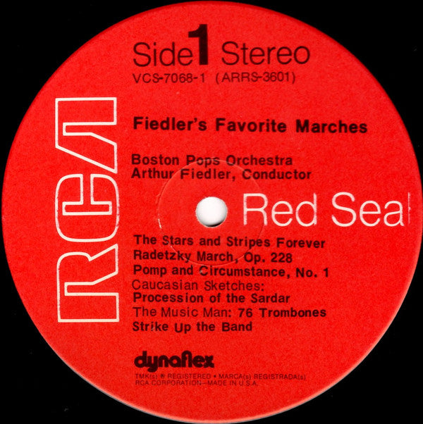 Arthur Fiedler / The Boston Pops Orchestra : Fiedler's Favorite Marches (2xLP, Comp, Dyn)