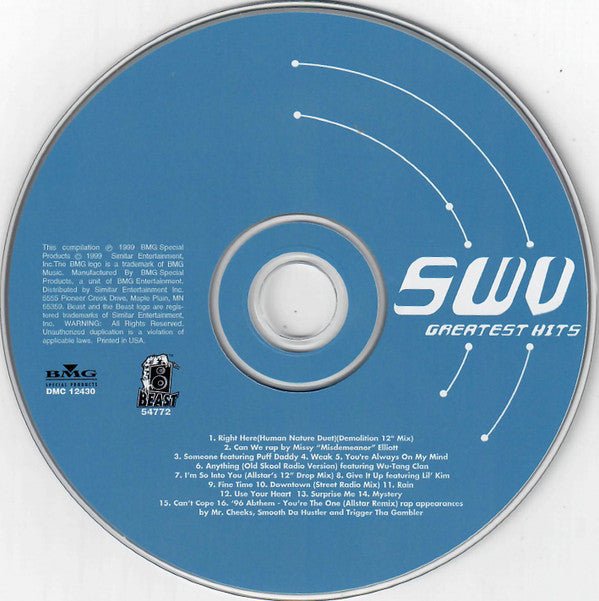 SWV : Greatest Hits (CD, Comp)