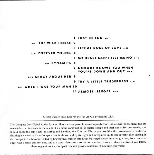 Rod Stewart : Out Of Order (CD, Album)