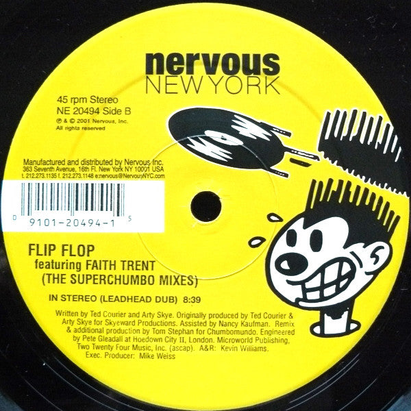 Flip Flop Featuring Faith Trent : In Stereo (The Superchumbo Mixes) (12")