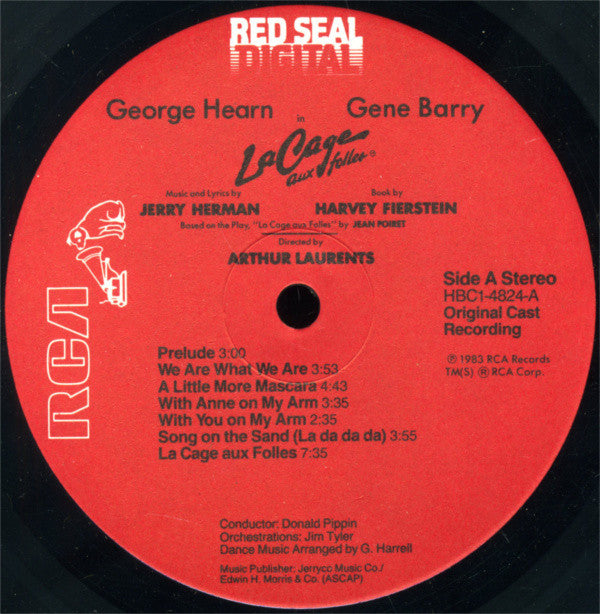 Jerry Herman : La Cage Aux Folles (The Broadway Musical) (LP, Album, Gat)