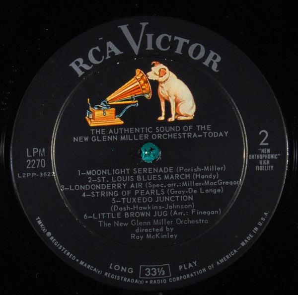 The New Glenn Miller Orchestra : The Authentic Sound Of The New Glenn Miller Orchestra - Today (LP, Mono)