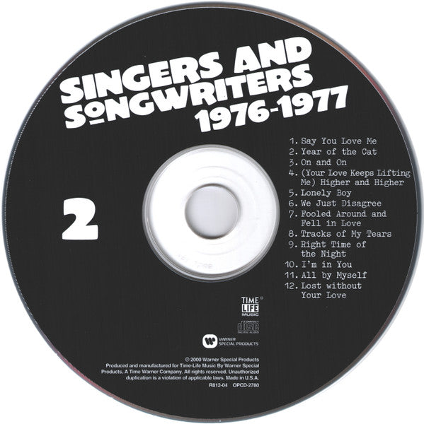 Various : Singers And Songwriters 1976-1977 (2xCD, Comp)