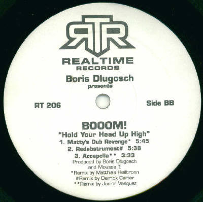 Boris Dlugosch Presents Booom! : Hold Your Head Up High (2x12")