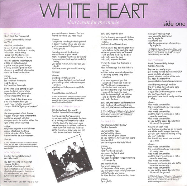 White Heart : Don't Wait For The Movie (LP, Album)