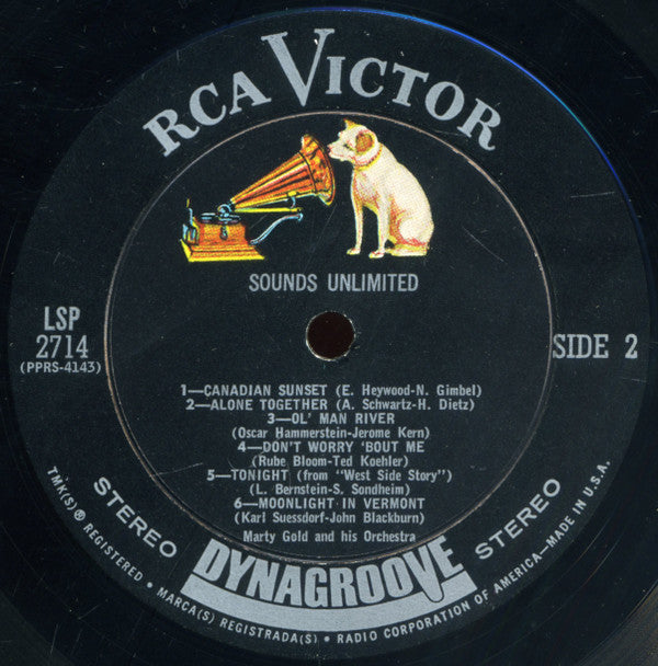 Marty Gold And His Orchestra : Sounds Unlimited (LP, Album)