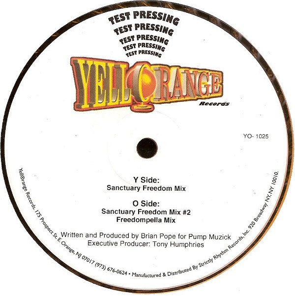 DJ Pope Featuring Voices For Freedom : America At War (Freedom) (12", TP, Ora)